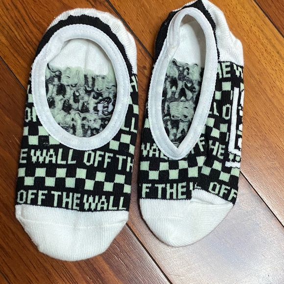 Vans no show socks Black, White, and multi colored - Picture 4 of 5